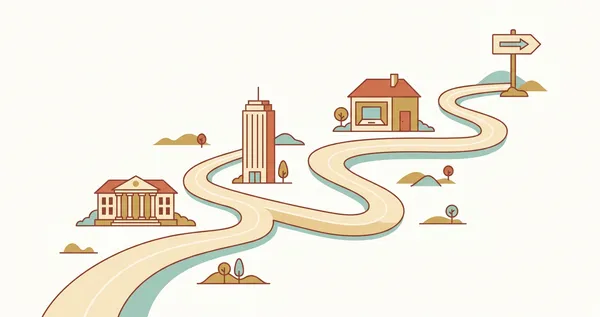 A map illustrating the journey